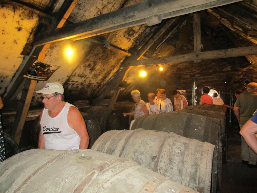 Impressionnant les tonneaux de la cidrerie